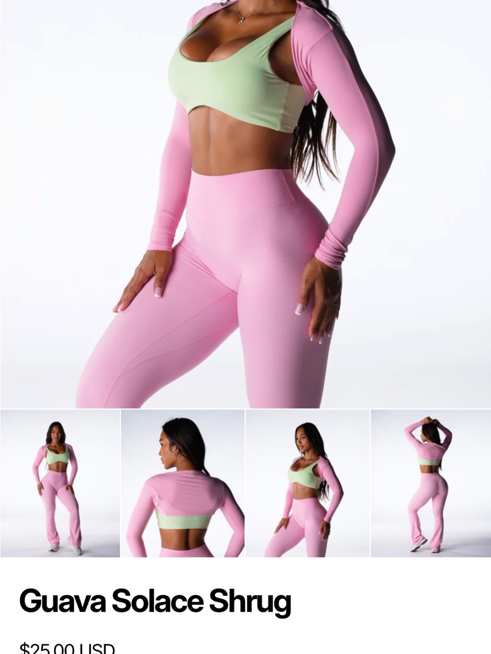 NVGTN Pink shrug